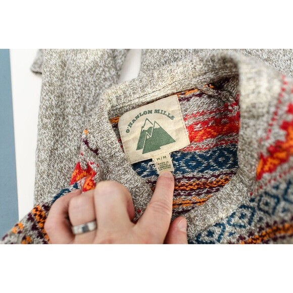 O'hanlon Mills Sweater Size S Beige Urban Outfitters Sweatshirt Nordic - Picture 3 of 6